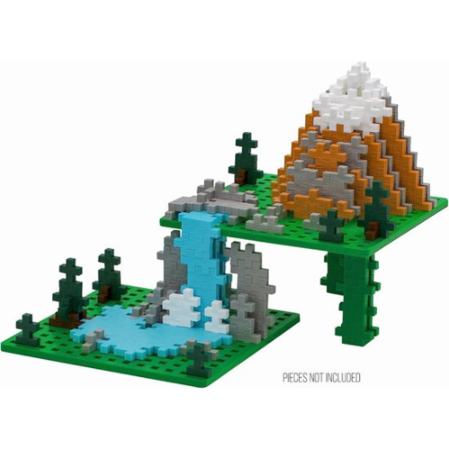 Plus Plus Bouwplaat groen Plus-Plus: 2 stuks