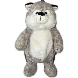 Cute Rugzak, Kinderrugtas - Pluche rugtas Husky
