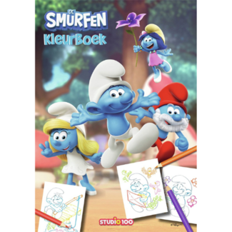 Schleich Kleurboek, De smurfen