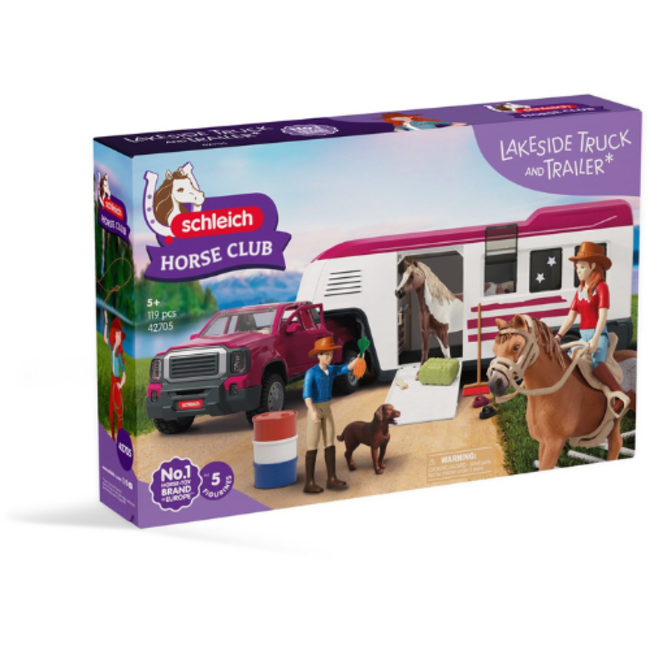 Schleich Horse Club - Lakeside Vrachtwagen En Aanhangwagen