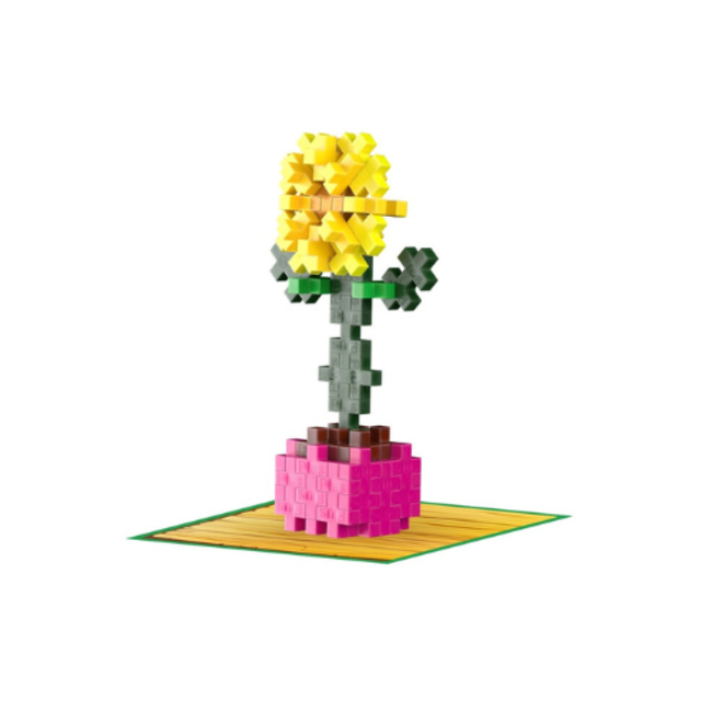 Plus Plus Sunflower Plus-Plus Flowers & Plants, 5+