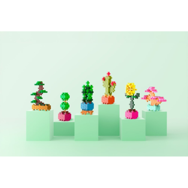 Plus Plus Green Bonsai Plus-Plus Flowers & Plants, 5+