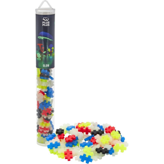 Plus Plus Tube glow Plus-Plus: 100 stuks