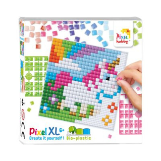 Pixel XL set flexible baseplate - Eenhoorn baby, 6+