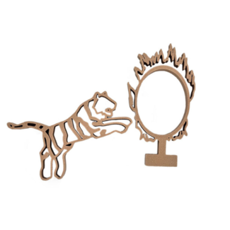 Grennn Sensorisch speelgoed, Accessoires - Uitstekers tijger en vuurring