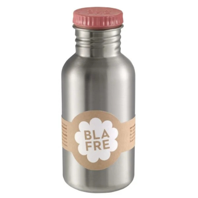 Blafre stainless steel bottle 500ml pink