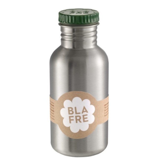 Blafre stainless steel bottle 500ml dark green