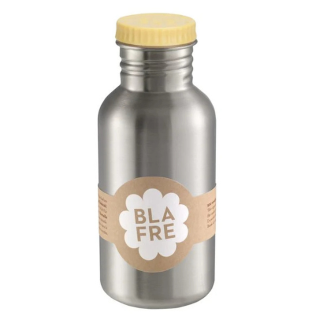 Blafre stainless steel bottle 500ml light yellow