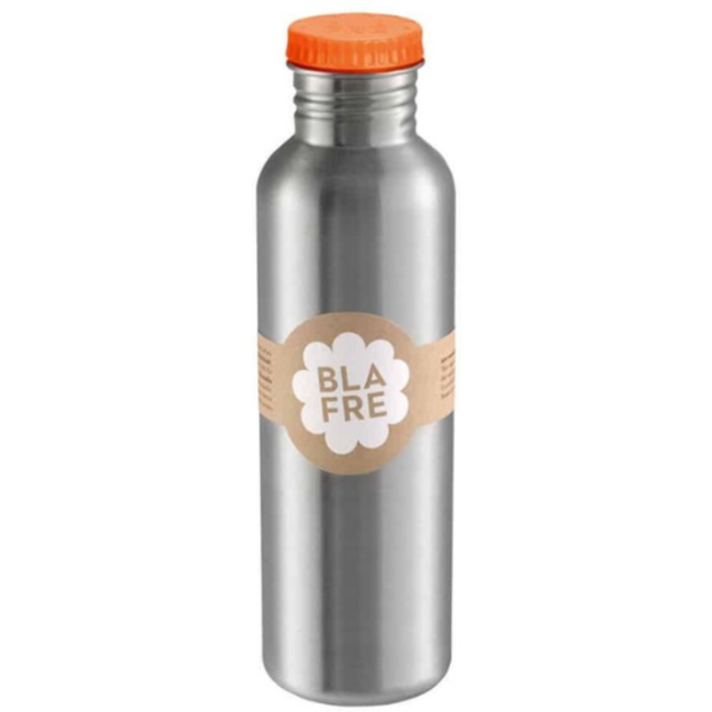 Blafre stainless steel bottle 750ml orange