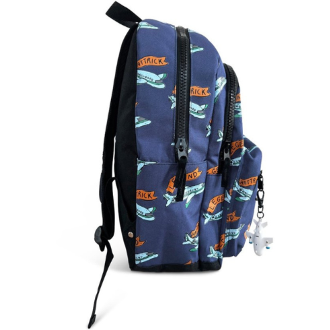 Little legends Rugzak L voetbalvliegtuig