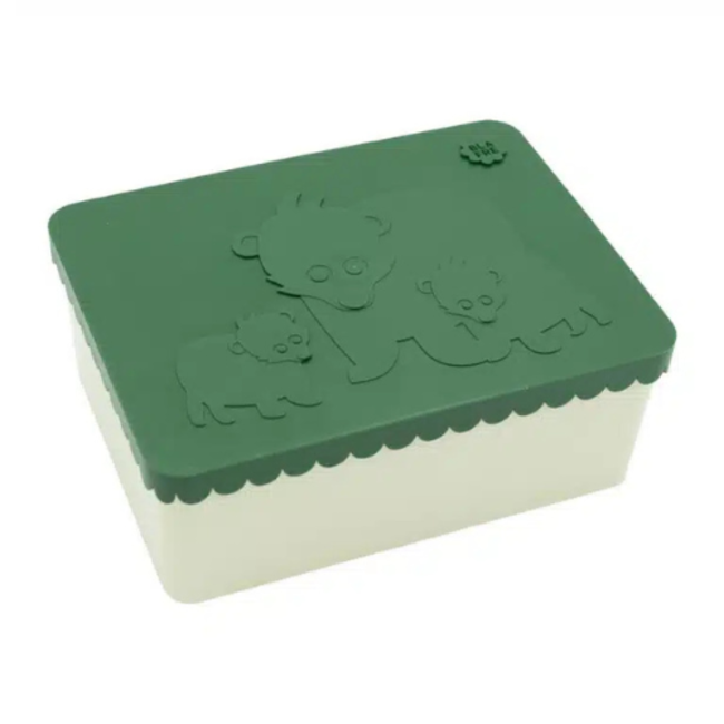 Blafre Blafre lunch box 3 compartimenten Polar Dark green/beige