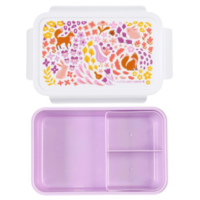 Little Lovely Company Bento lunchbox: Flower garden