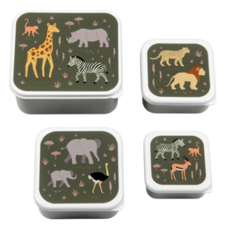 Little Lovely Company Lunch & snack box: Savanna
