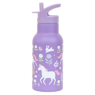 Little Lovely Company Stainless steel drink bottle: Unicorn Dreams