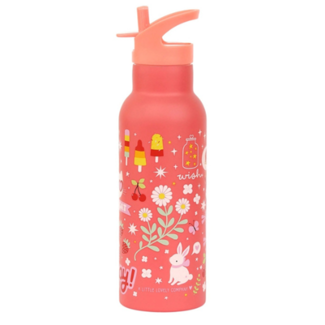 Little Lovely Company XL Stainless steel drink bottle: Fun