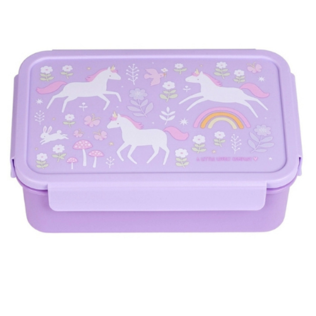 Little Lovely Company Bento lunch box: Unicorn dreams