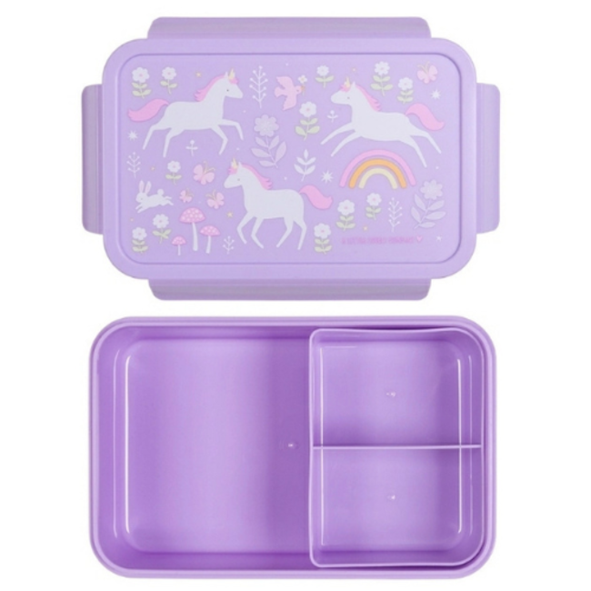 Little Lovely Company Bento lunch box: Unicorn dreams