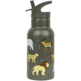 Little Lovely Company Stainless steel drink bottle: Savanna