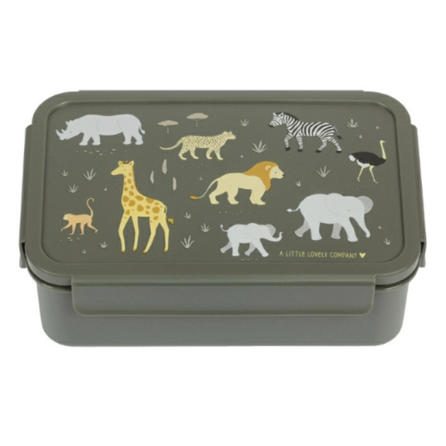Little Lovely Company Bento lunch box: Savanna