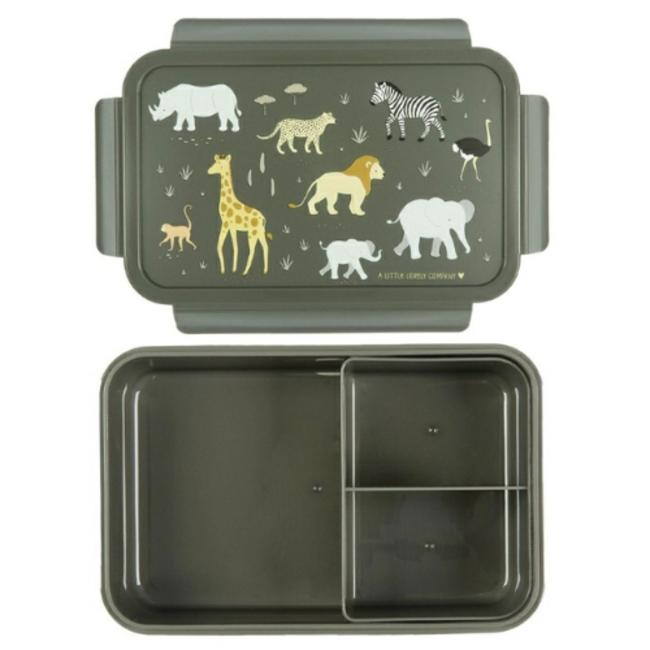 Little Lovely Company Bento lunch box: Savanna