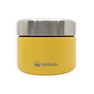 Smikkels Smikkels - RVS snackbakje 420ml Geel