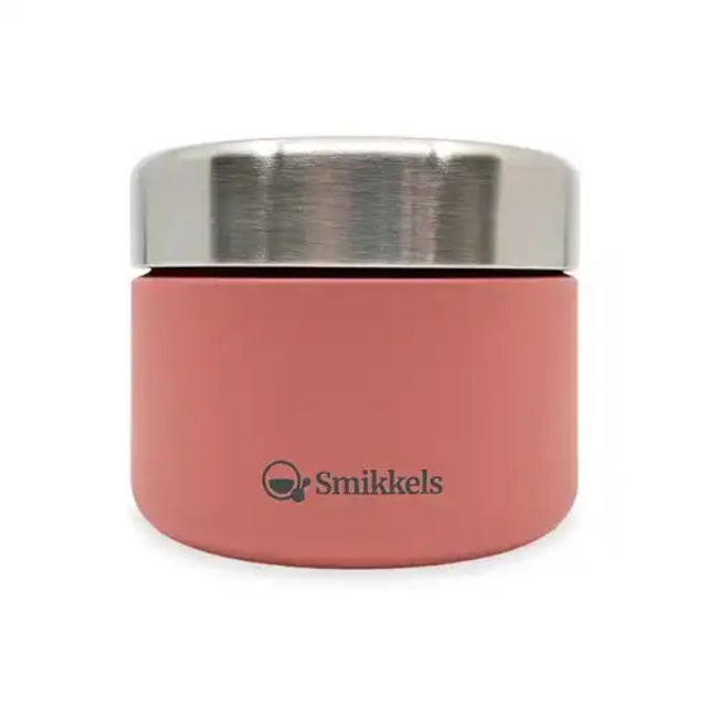 Smikkels - RVS snackbakje 420ml Roze
