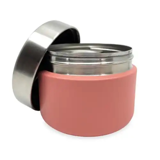 Smikkels - RVS snackbakje 420ml Roze