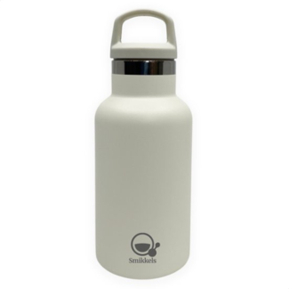 Smikkels Smikkels - RVS Thermos drinkfles 350ml - Wit