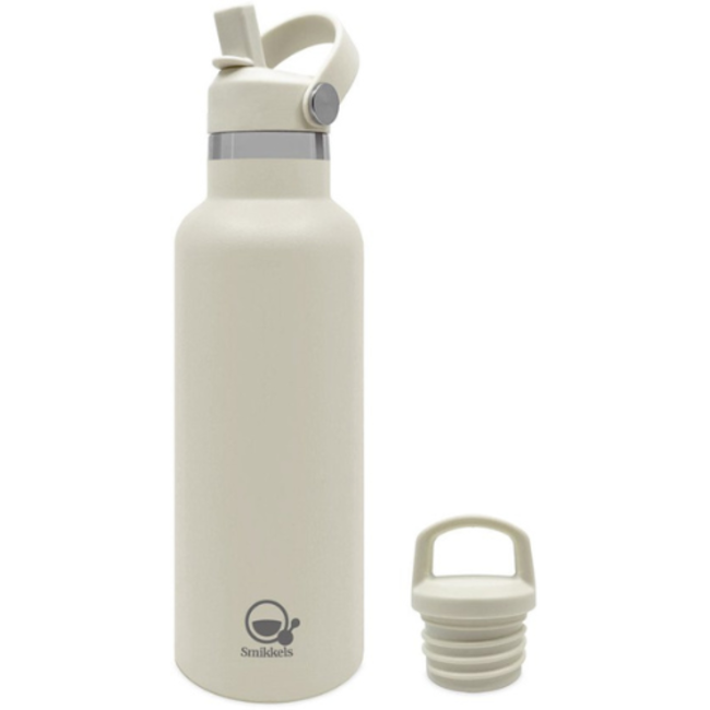 Smikkels Smikkels - RVS Thermos drinkfles 500ml - Wit