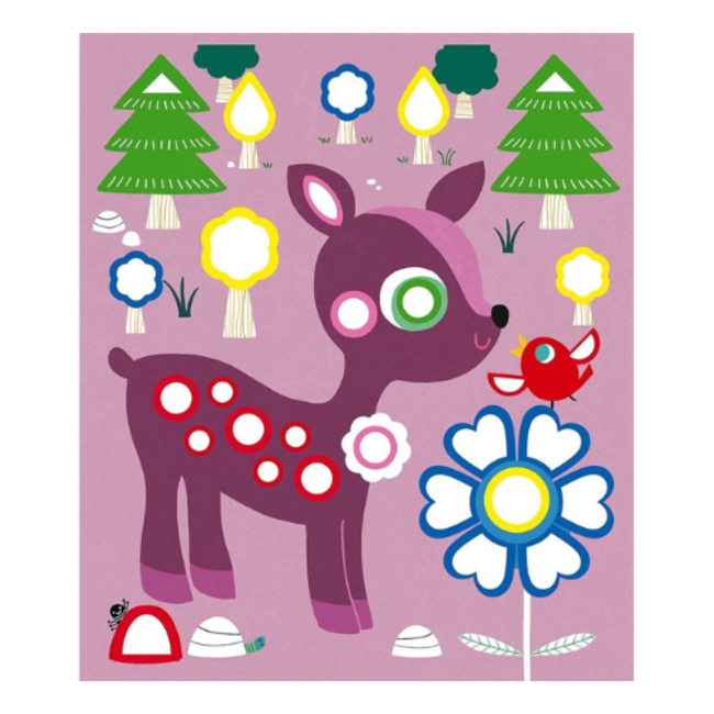 Janod (UA) Atelier - Foam stickers verliefde dieren