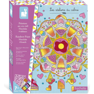 Janod Janod Atelier - Regenboog Schilderij Mandalas
