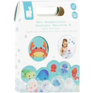 Janod Badspeelgoed - Memospel Baby dieren
