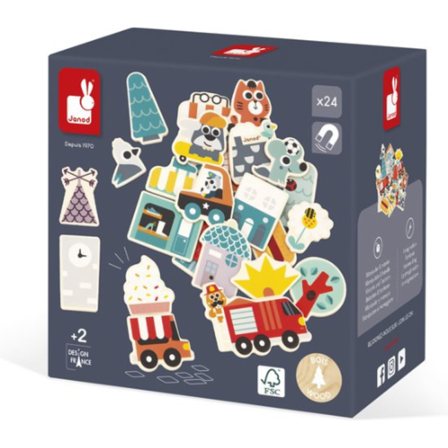 Janod - Magneetset De Stad (24)