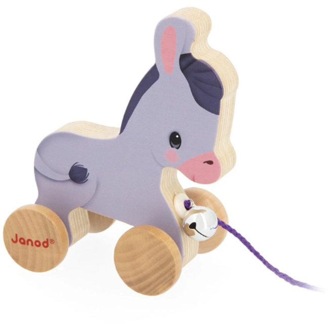 Janod Boerderij - Trekfiguur Ezel