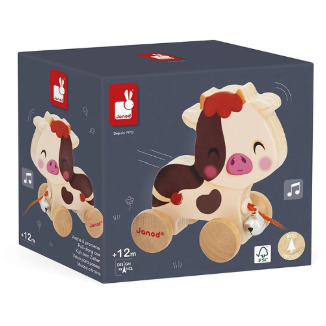 Janod Boerderij - Trekfiguur Koe
