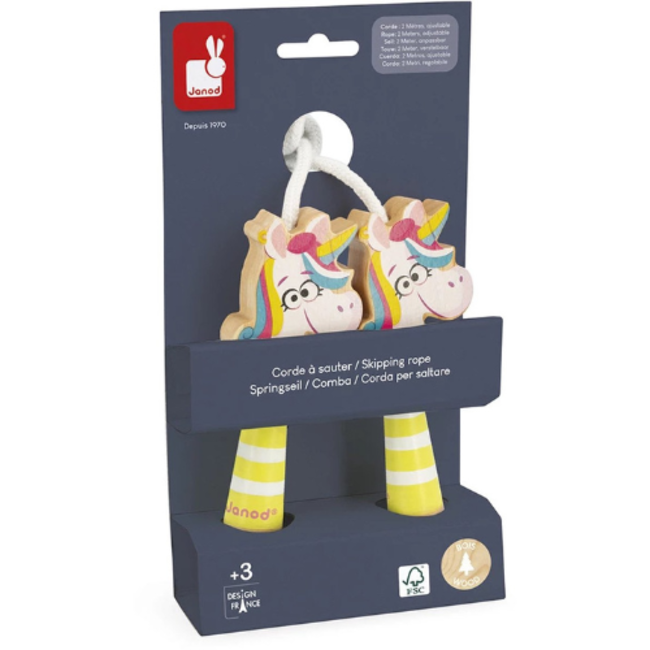 Janod Applepop - Springtouw Eenhoorn