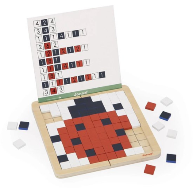 Janod Pedagogie - Mozaiek symetrie en codetaal