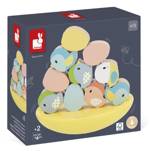 Janod Janod Pure - Evenwichtsspel vogels en eitjes