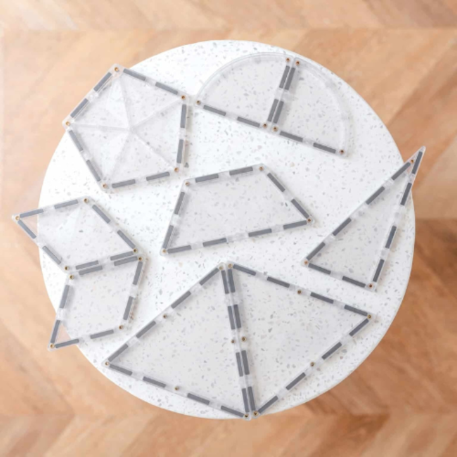 Connetix Magnetisch bouwset -Transparante vormen  (Clear Shape Expansion Pack 24 pc)