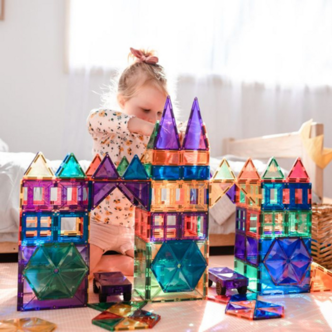 Connetix Magnetisch bouwset - Regenboog Mega set 212 stuks (Rainbow Mega Pack 212 pc)