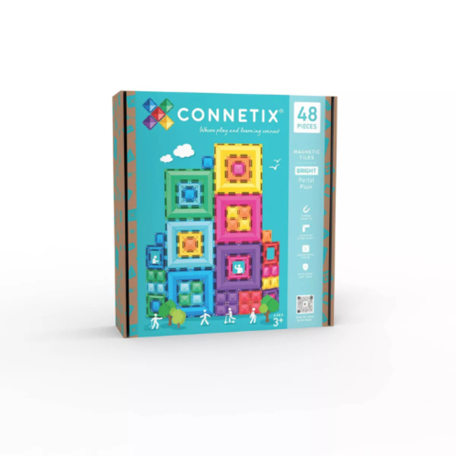 Connetix Connetix Magnetisch bouwset, Connetix Bright Portal - 48 stuks