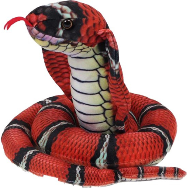PIA Soft Toys Cobra rood 120 cm