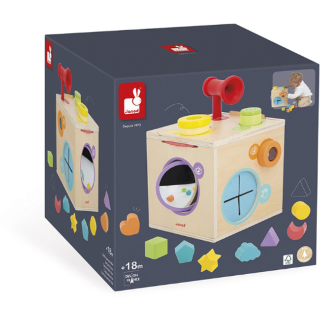 Janod Sensori - Sensorische ontdekkingskubus