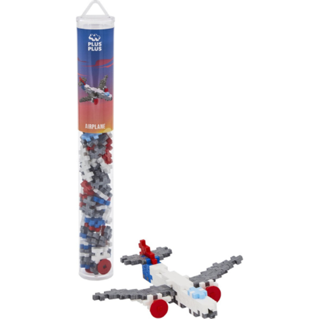 Plus Plus Plus Plus, Tube  vliegtuig - 100 stuks