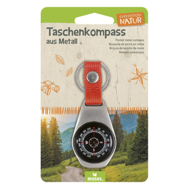 moses. Verlag Expeditie natuur zakkompas met sleutelring