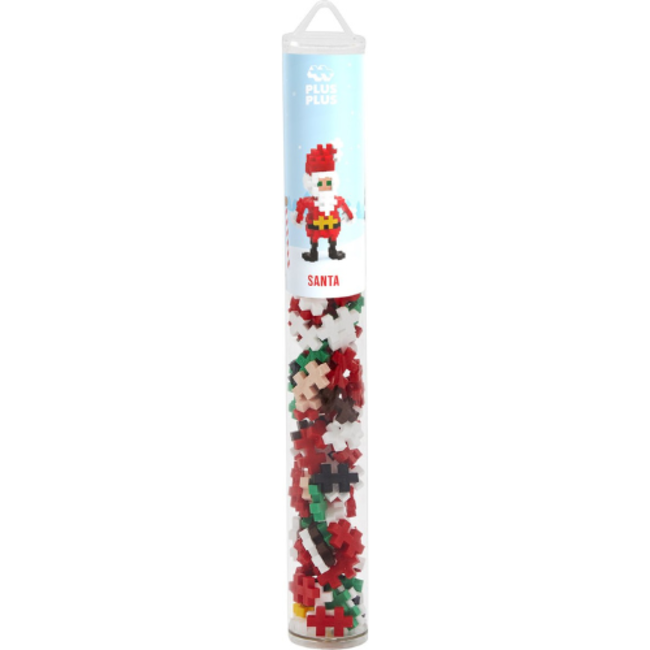 Plus Plus Tube kerstman - 100 stuks