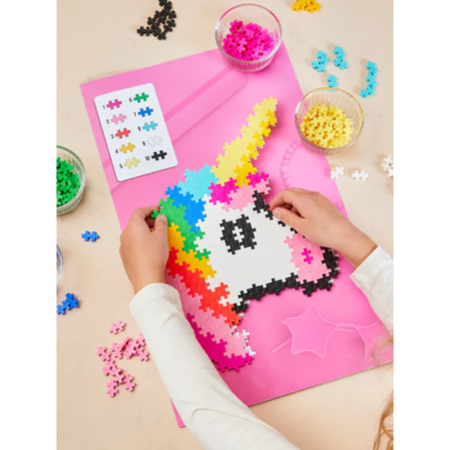 Plus Plus Puzzle By Number Unicorn 250pcs