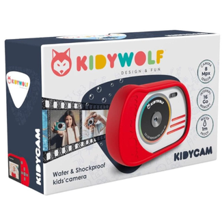 Kidywolf Kidycam -  waterdichte camera - rood