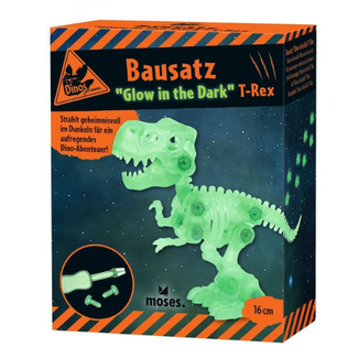 Dino puzzel T-rex skelet glow in the dark