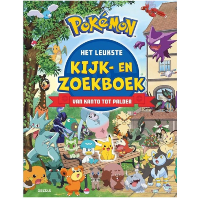 Deltas Pokémon het leukste kijk- en zoekboek van Kanto tot Paldea